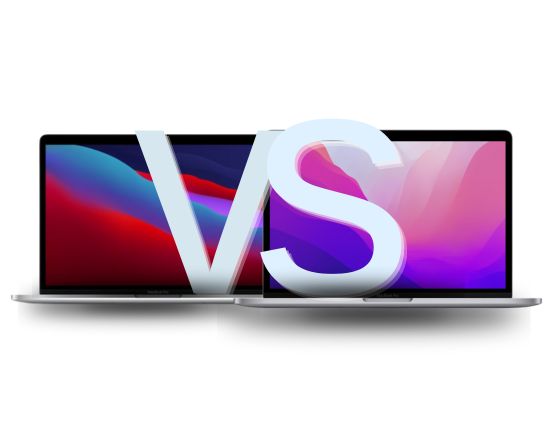 Vergleich zwischen MacBook Pro M2 und M1