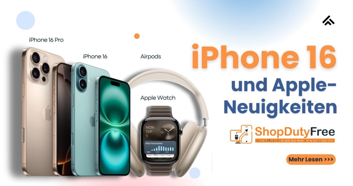 Neues iPhone 16 und die neue Produktreihe von Apple