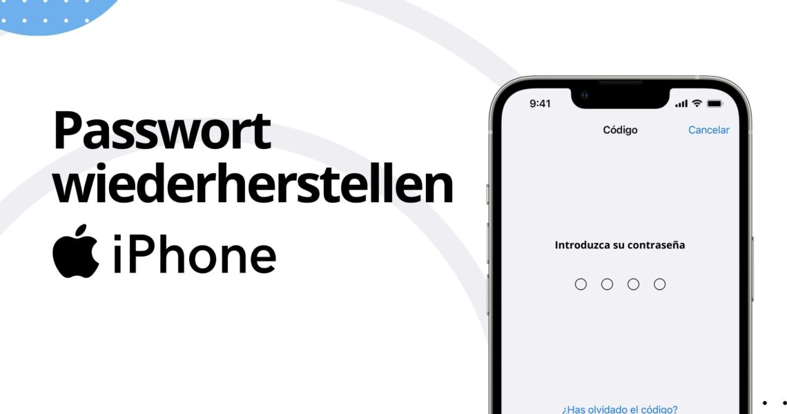 Leitfaden zur Wiederherstellung Ihres iPhone-Passworts